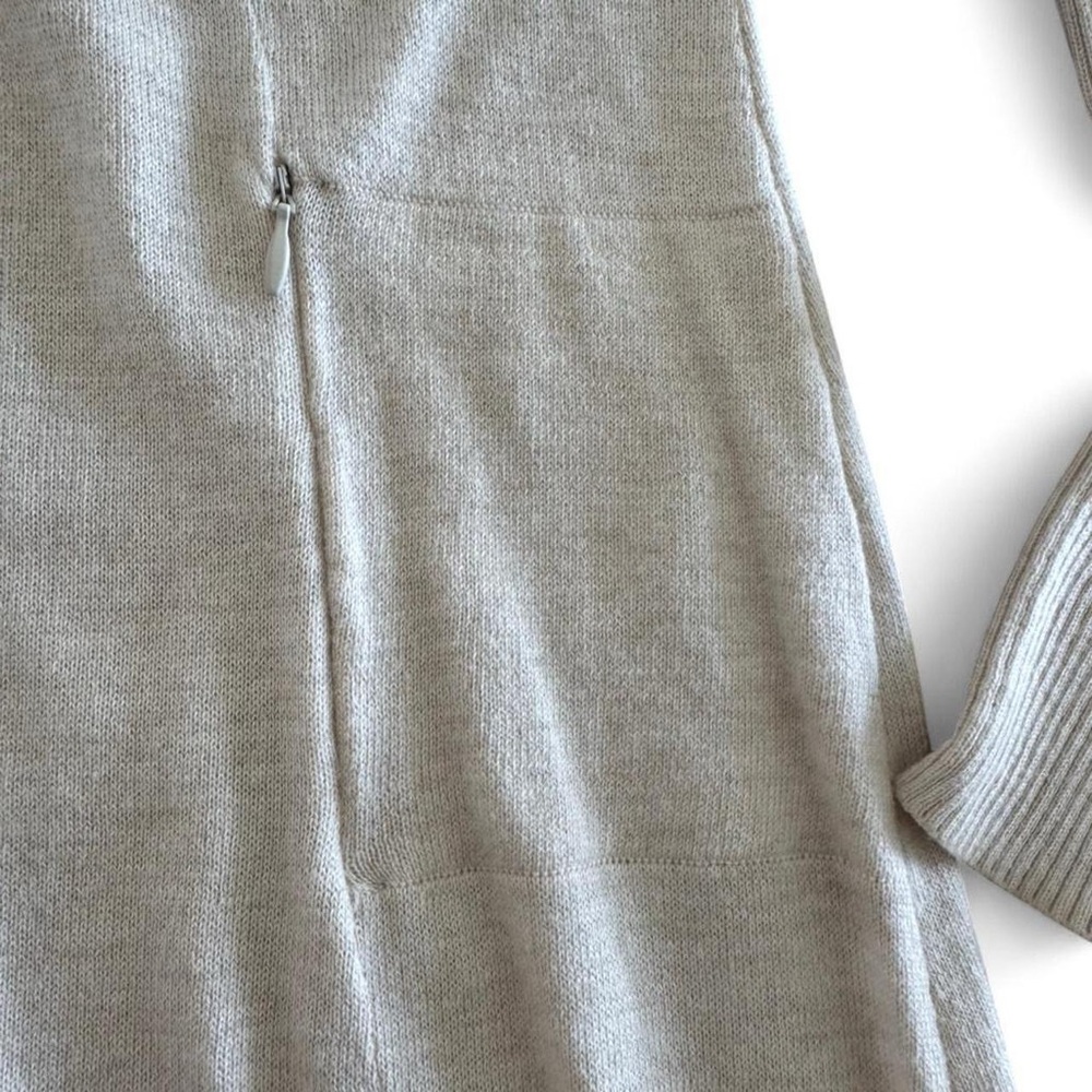 Athleta Beige Long Sleeve Dress - Picture 4 of 7